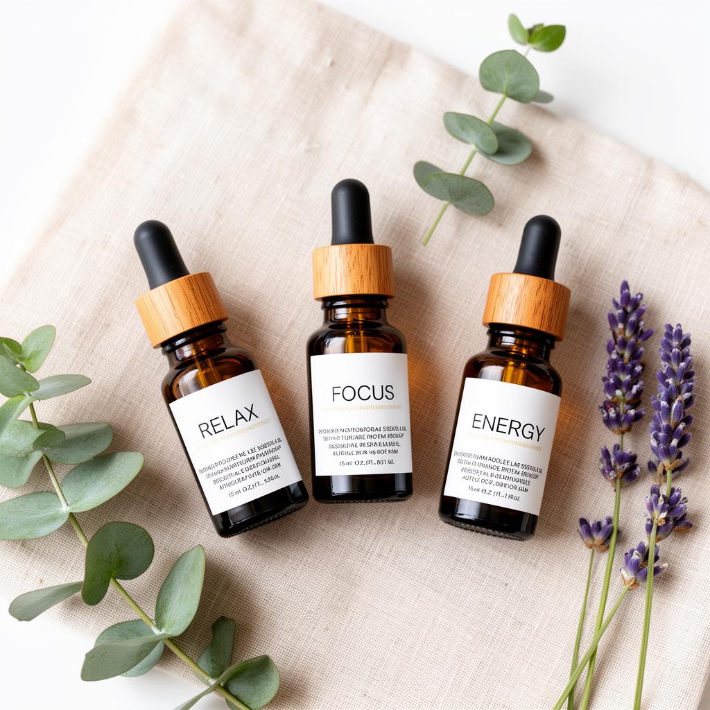 AromaWood™ – Kit Aromaterapia Essencial 3 Óleos
