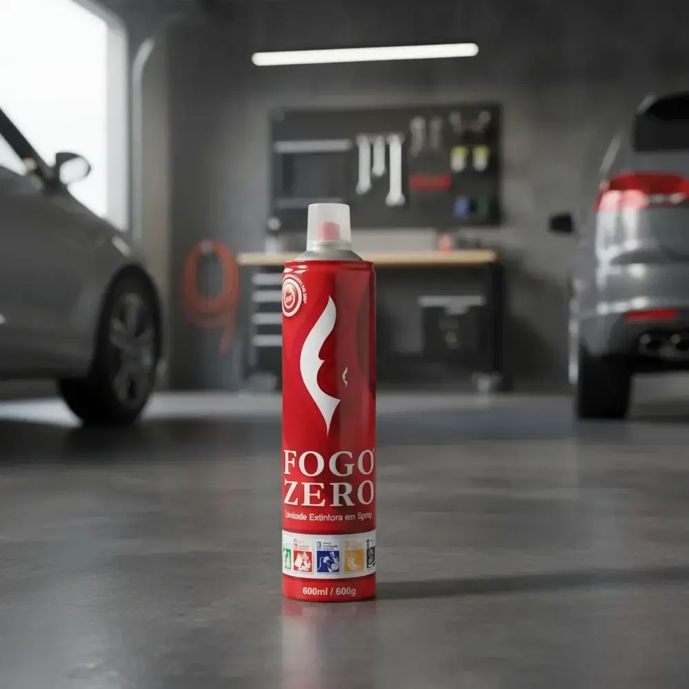 Fogo Zero Spray Portátil 600 Ml Combate Toda Classes De Fogo
